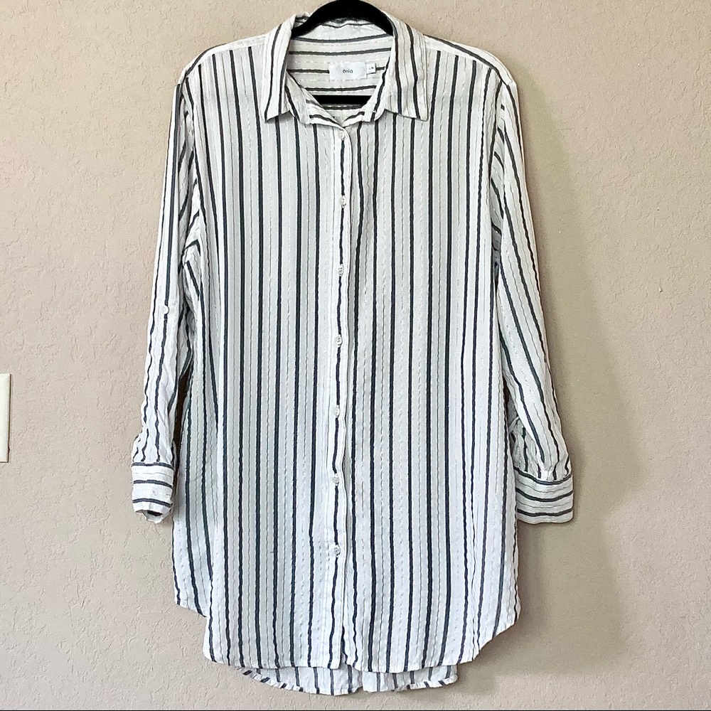 Onia Marie Striped Dress in Ensign Blue | EUC - Picture 3 of 14